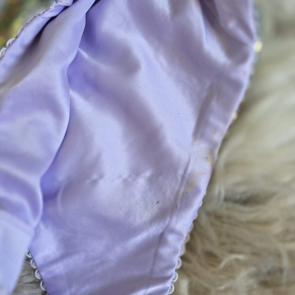For Love & Lemons Iridescent Sequin Bodysuit in Lavender - Picture 7 of 8